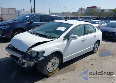 2007 Honda Civic Hybrid from USA, damaged, VIN JHMFA36297S017183